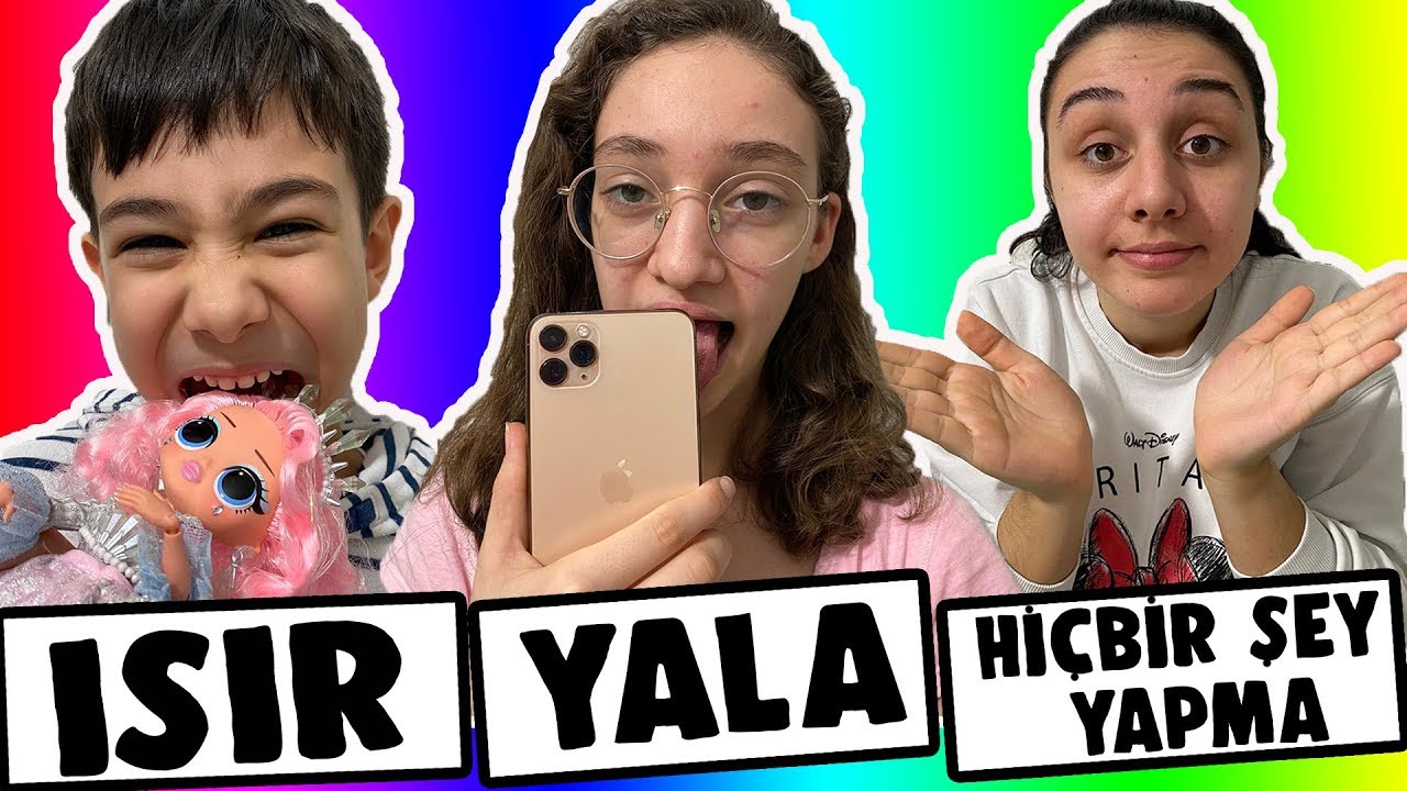 ISIR YALA VEYA HİÇBİR ŞEY YAPMA CHALLENGE MEYDAN OKUMASI! BITE, LICK OR NOTHING FOOD CHALLENGE!