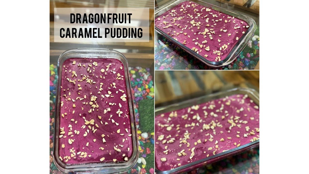 DRAGON FRUIT CARAMEL PUDDING | YUMMY AND TASTY PUDDING @SHIFANS VLOGS AND CRAFT