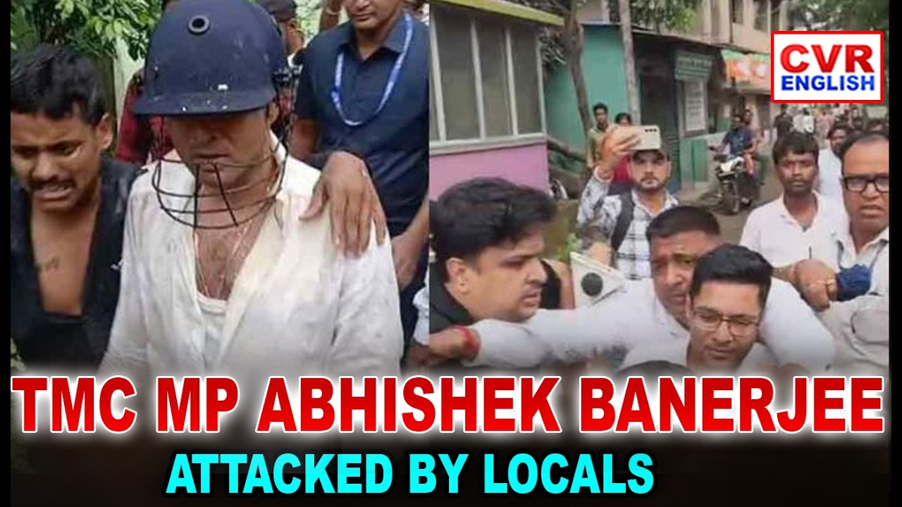 Abhishek Banerjee Faces Attack During Visit to Sonarpur, Sparks Political Row | CVR ENGLISH