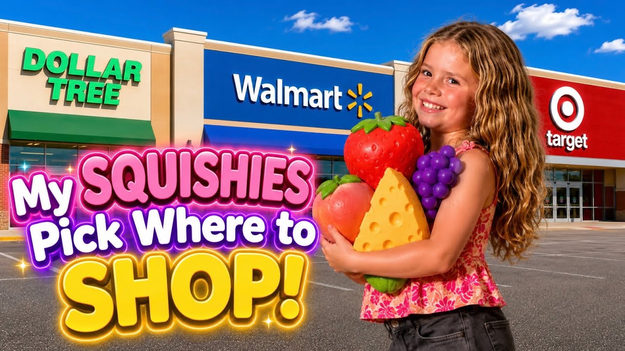 SQUISHIES PICK WHERE to SHOP?! 💥🤯 #viral #video #funny #trending #fyp #viralvideo #comedy #trend