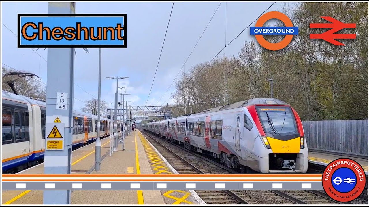 Trains at Cheshunt Station [CST] - WAML (12/04/2023)