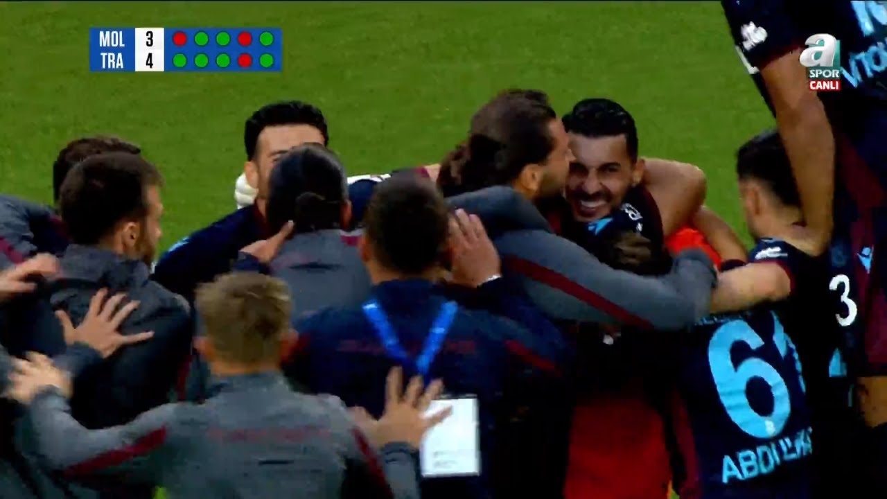 Molde 4-5 Trabzonspor PENALTILAR (UEFA Konferans Ligi 3. Ön Eleme Turu Rövanş Maçı)