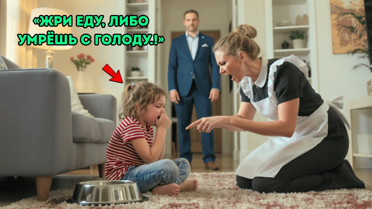 Миллионер видит, как его приёмная  дочь ест собачий корм он замирает, услышав её слова..