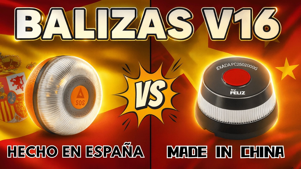 🚨 Luces de Emergencia [Balizas V16] MADE IN SPAIN 🇪🇸 ✅ Homologadas y Fabricadas 100% en ESPAÑA