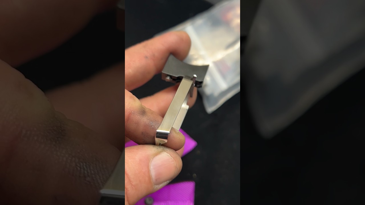 Polishing the trigger bar DWX Dan Wesson 