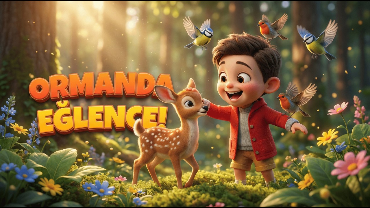 Hayvanlarla Dans Et! 🐻 Orman Macerası Şarkısı 🎶