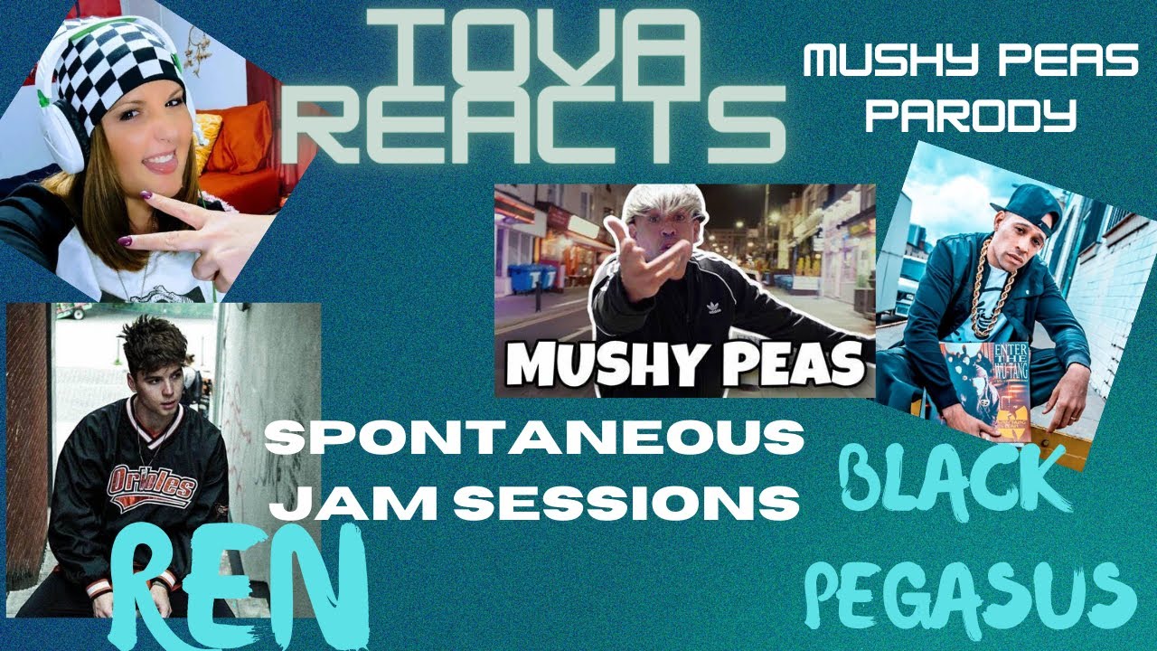 REACTING TO REACTORS - feat. REN (Spontaneous Jam Sessions) BLACK PEGASUS Mushy Peas (a REN Parody)