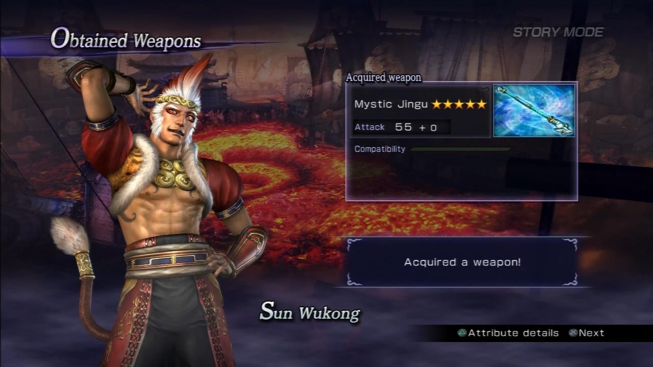 Warriors Orochi 3 Ultimate - Sun Wukong Mystic Weapon Guide