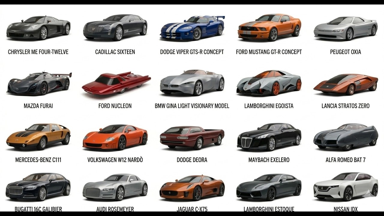 Every ICONIC CONCEPT Car That Never Made It Explained