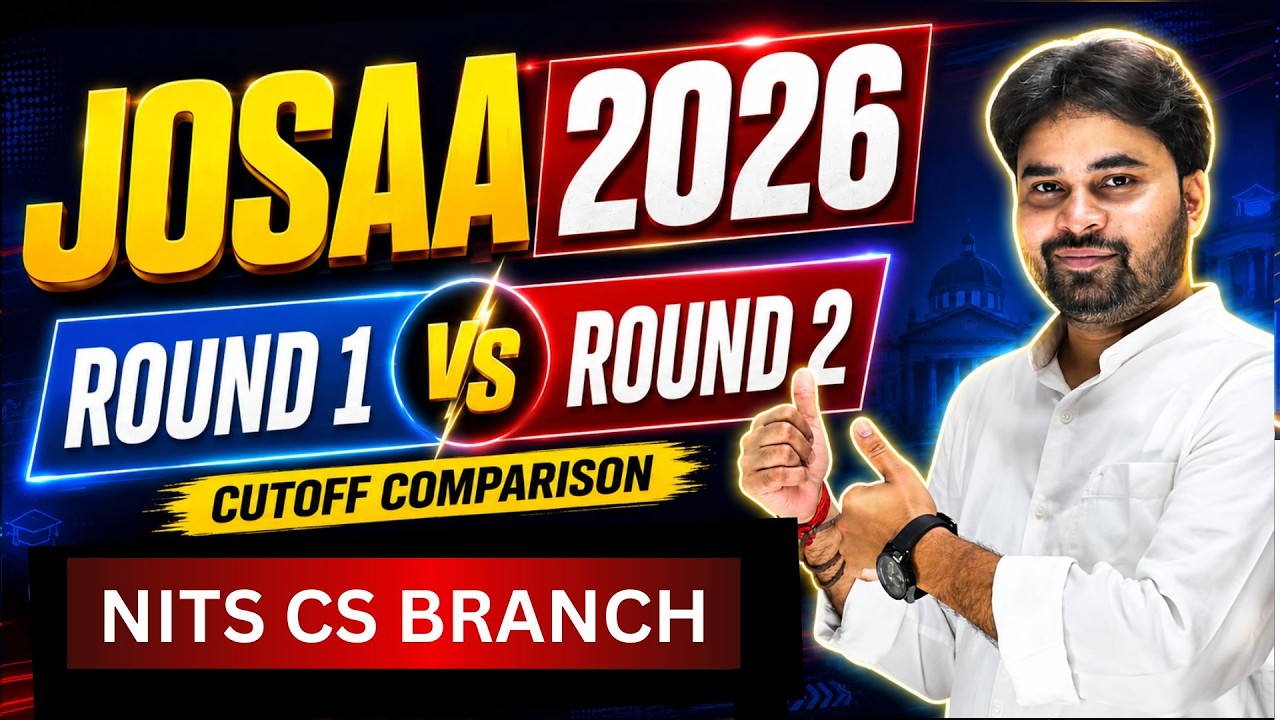 🔥 JoSAA Round 2 Result 2026 OUT | Round 1 vs Round 2 Closing Rank Analysis | Biggest Cutoff Changes!
