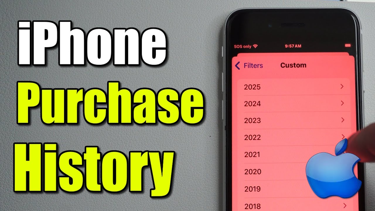 Как найти историю покупок в Apple Store на iPhone (лучший способ)