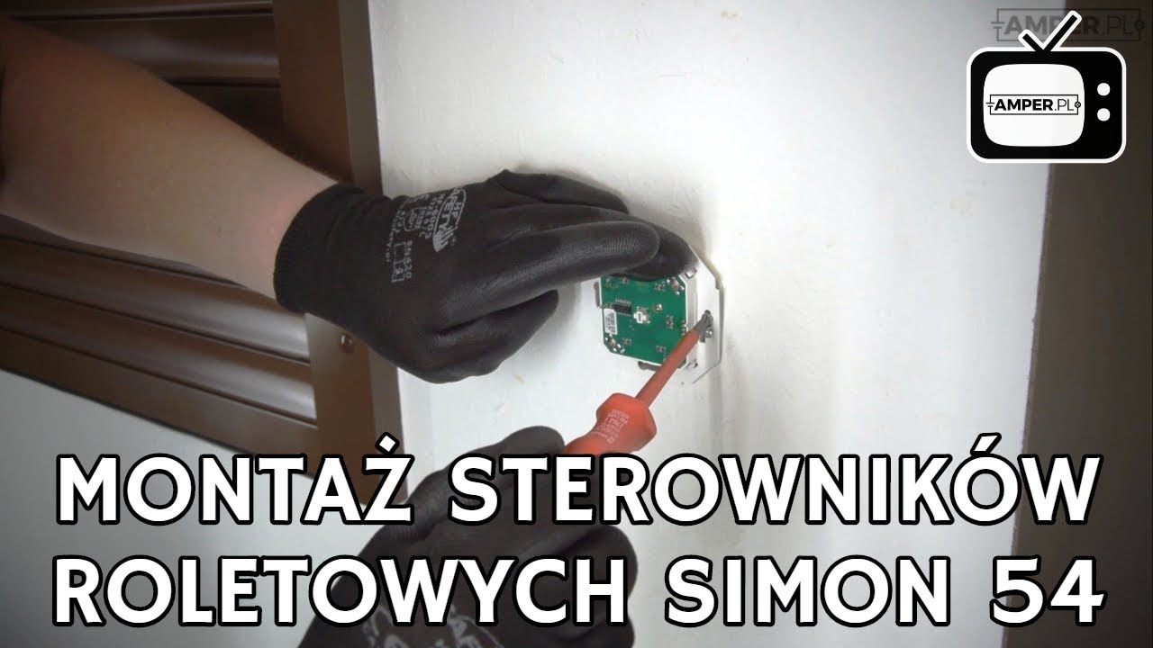 Sterowanie roletami - sterowniki roletowe Simon 54 w akcji