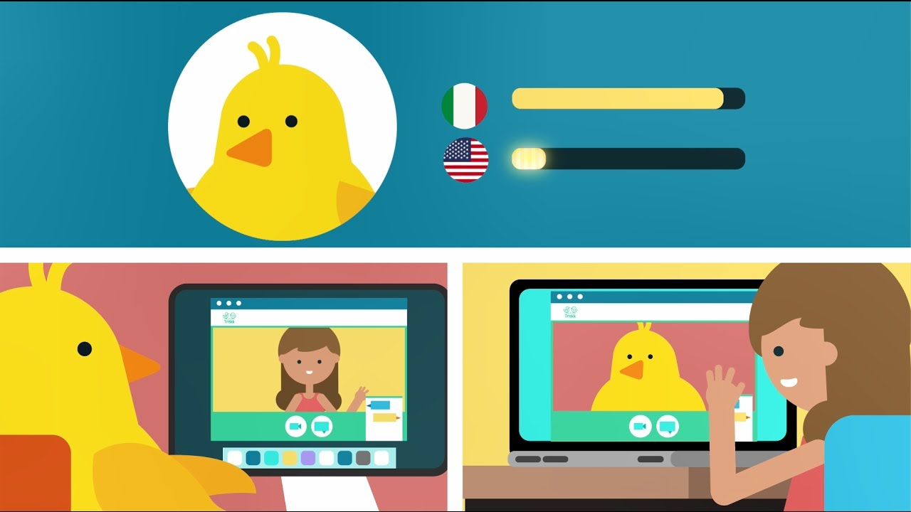 Triskk: Impara una lingua. Fatti un amico.