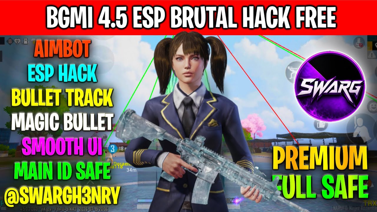 BGMI HACK 4.5 | BGMI 4.5 MOD APK | BGMI ESP HACK | BGMI NEW HACK TODAY | HOW TO HACK BGMI HACK