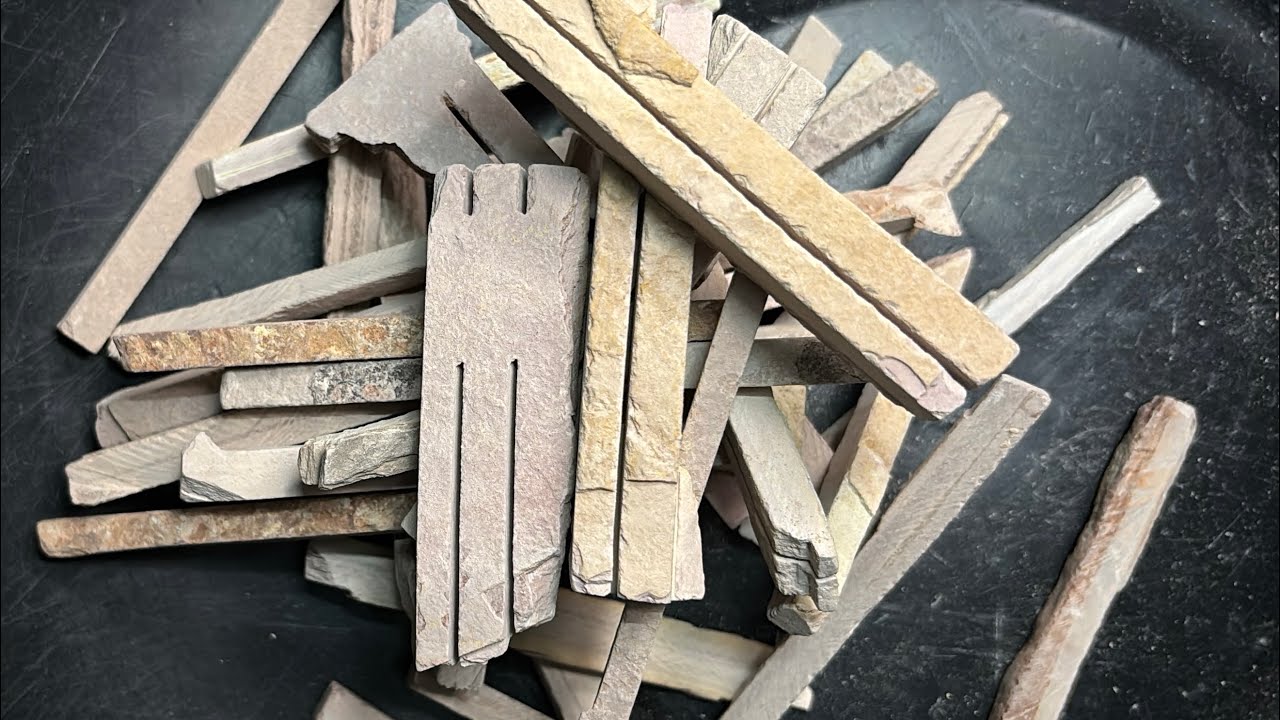 Grooves and red slate pencil cleaning #slate#slateitem#asmr #slatecleaning#crunch #crushingtime 