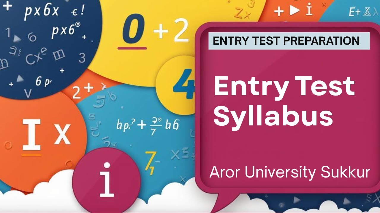 Entry Test Syllabus of Aror University Sukkur || For 2026 to 2027 || With Detailed Explanation.