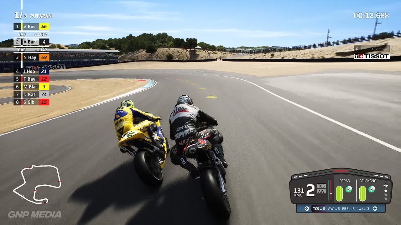 MotoGP 22 - Alex Barros 2002 - Laguna Seca Circuit - Gameplay