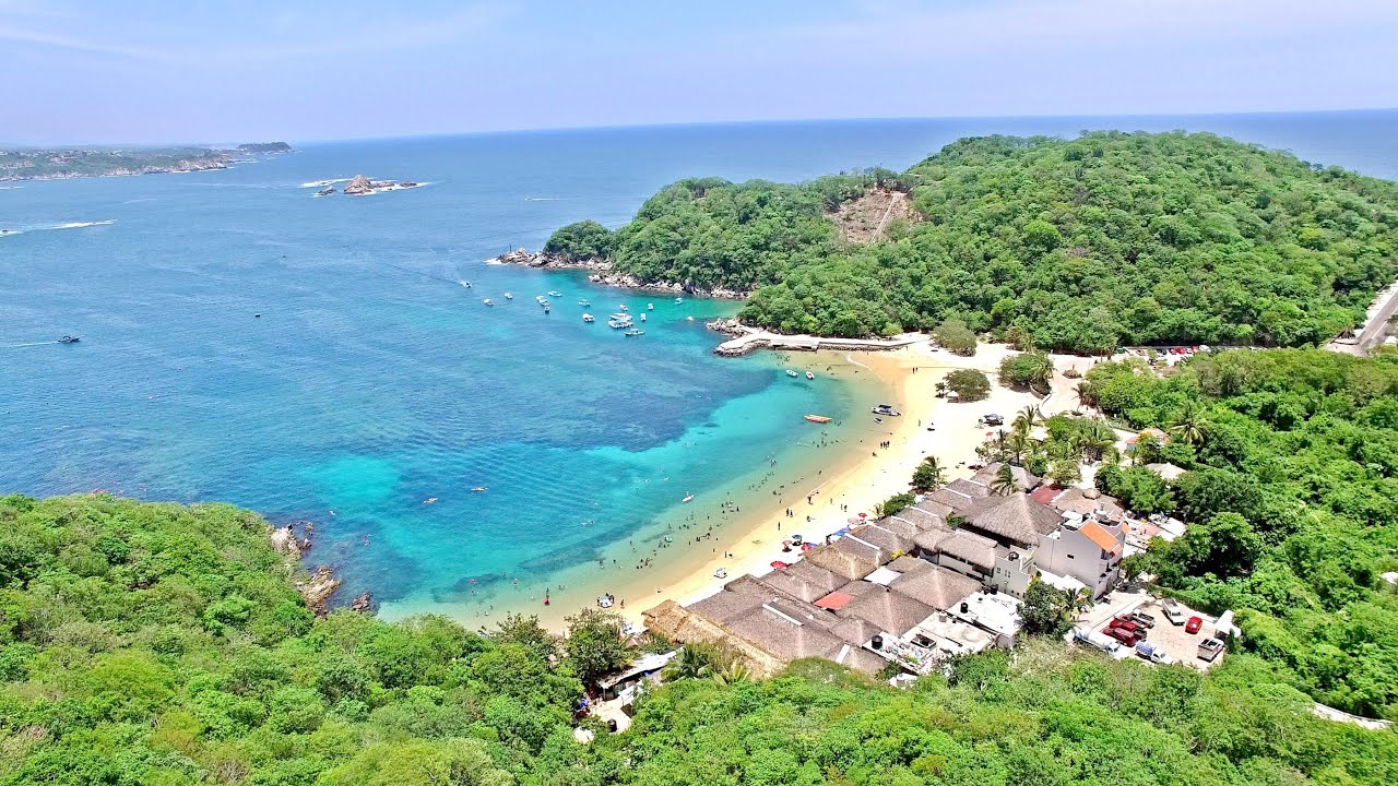 Playas de Huatulco, Finca El Pacífico. Oaxaca en Drone.