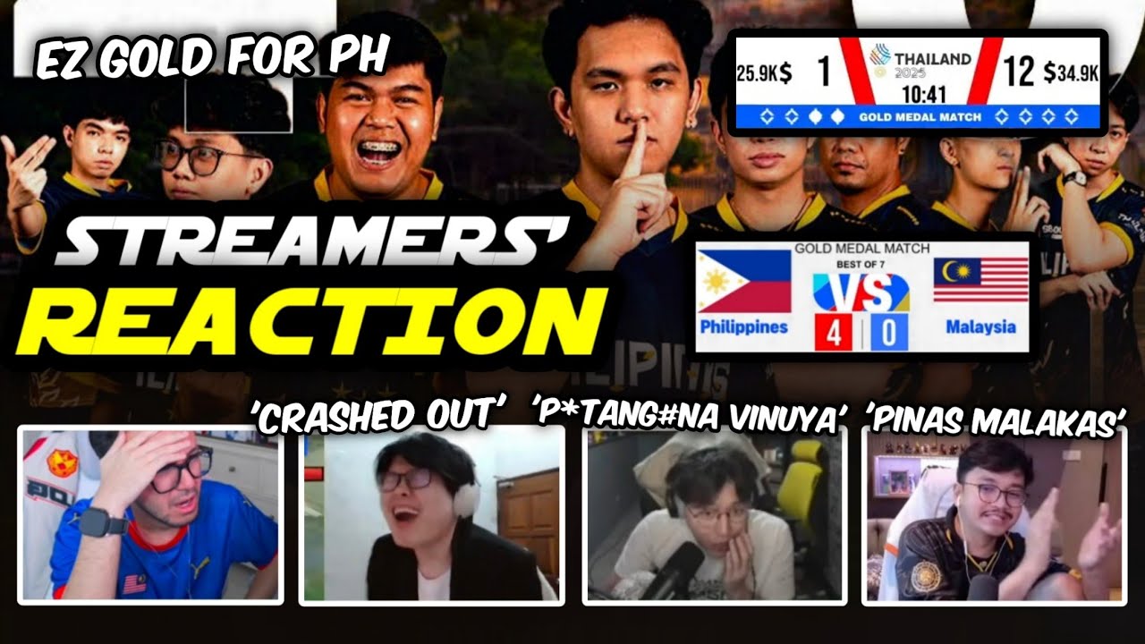 Стримеры пришли в восторг от этого грандиозного возвращения Филиппин, которые разгромили Малайзию...