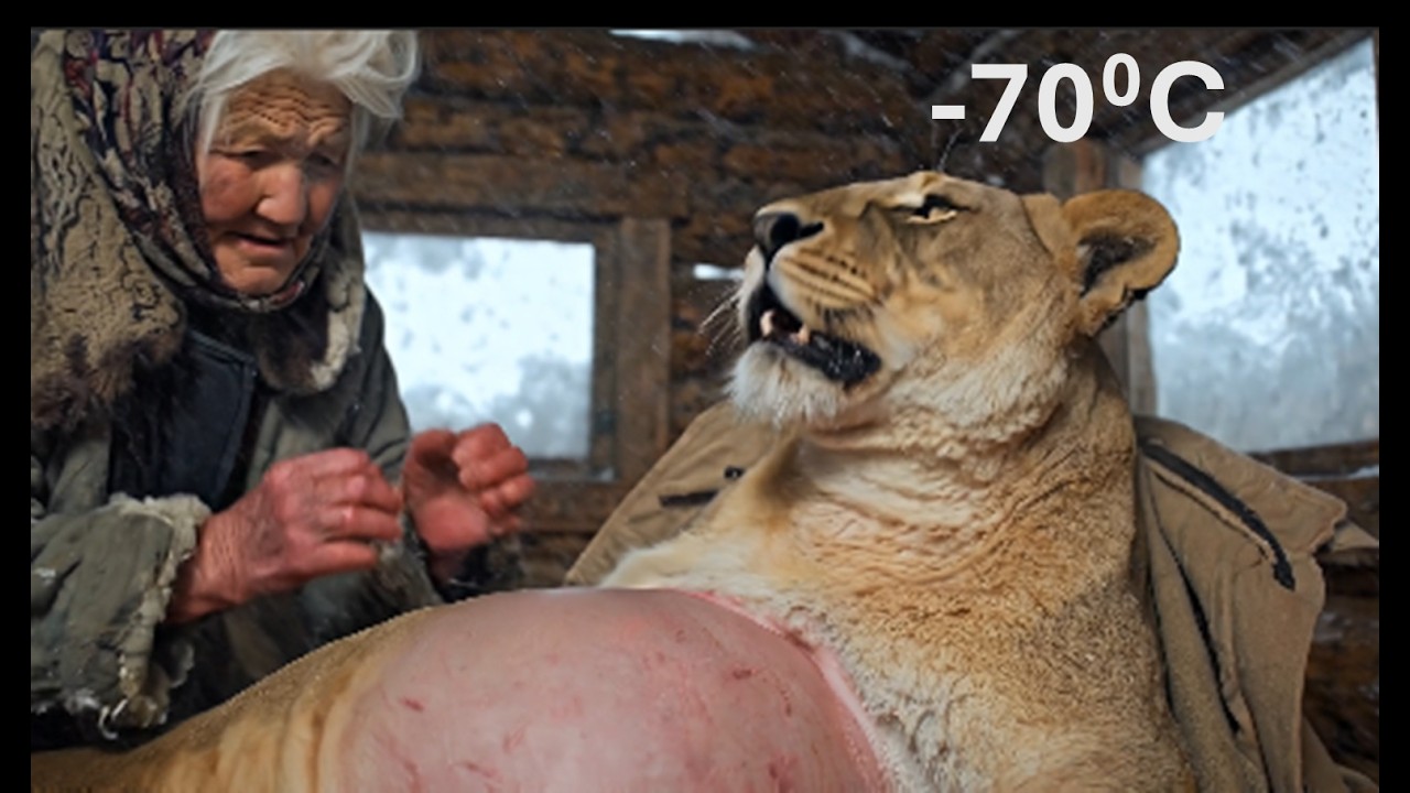 В Якутии при температуре -70°C 90-летняя бабушка спасла беременную львицу во время метели –