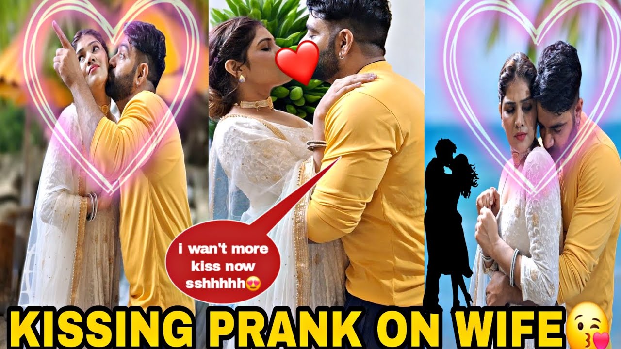 Kissing💋Prank On Wife😍 | Kissing in the middle of arguments😘 |Awsm reaction☺️ #viral #comedy #prank