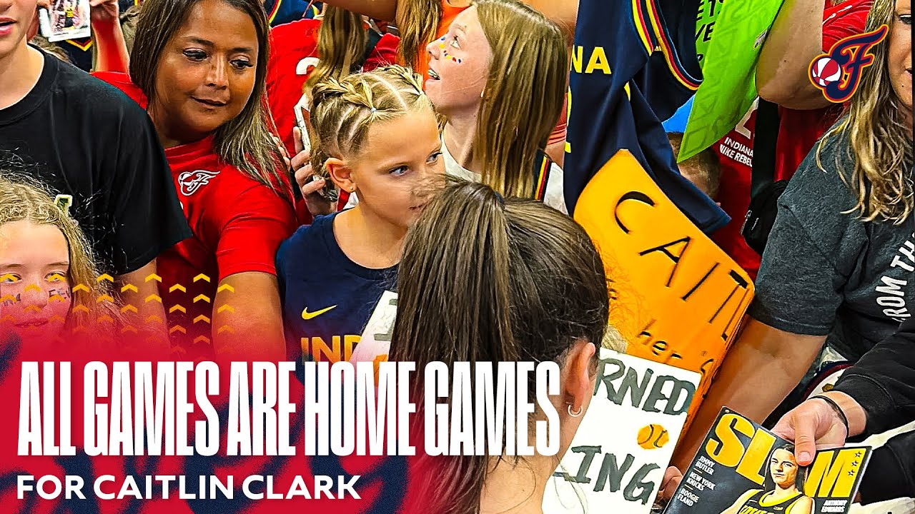 Every Game is a Home Game for Our Rookie of the Year, Caitlin Clark | Indiana Fever