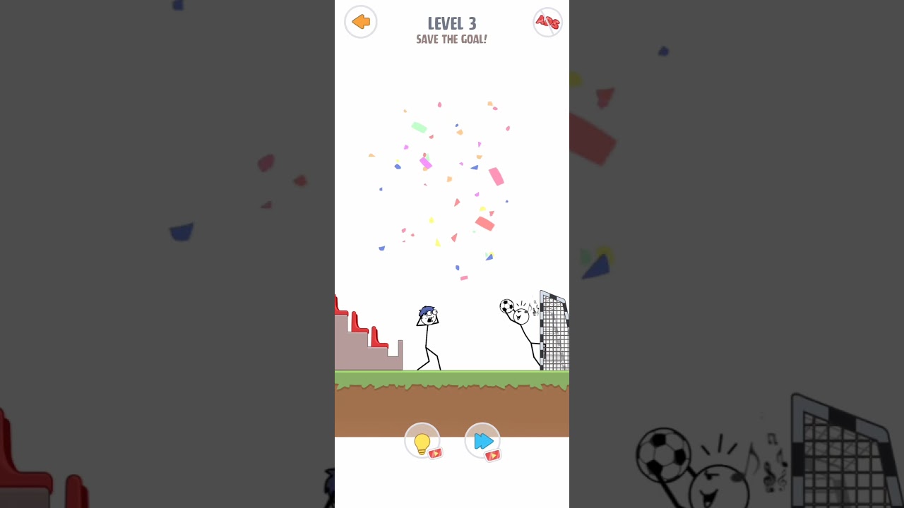 Dangling Man Level 3 SAVE THE GOAL! WEEGOON Short Gaming Play #gamingplay