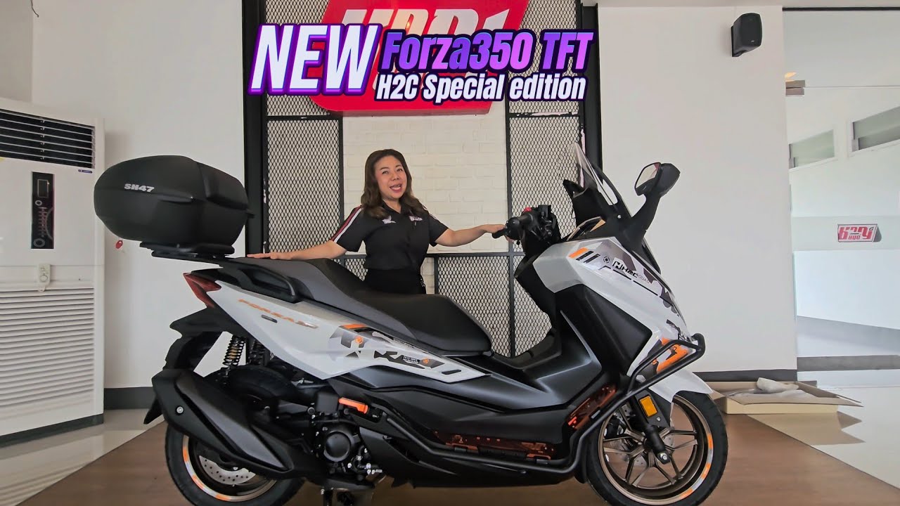 New Forza350 TFT Special Edition  ผลิตแค่ 350 คันเท่านั้น รถจริง ที่ ชาญยนต์สกลนคร