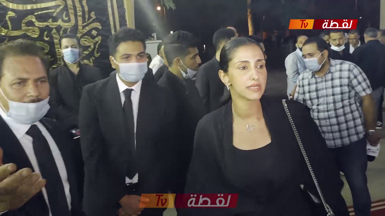 نجوم الفن في عزاء الراحل محمود ياسين