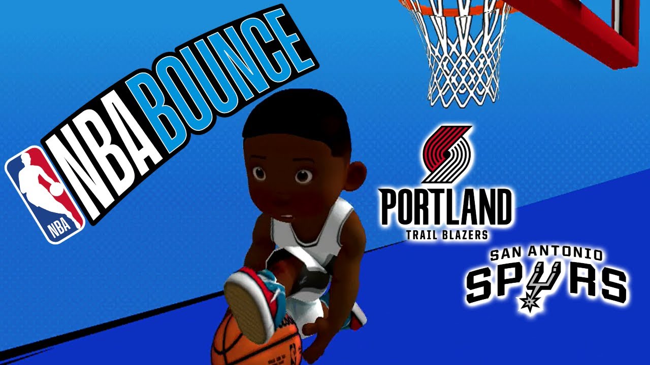 NBA Bounce Gameplay - Spurs vs. Trail Blazers