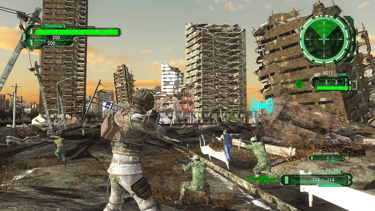 EARTH DEFENSE FORCE 6 Gameplay (PC UHD) [4K60FPS]