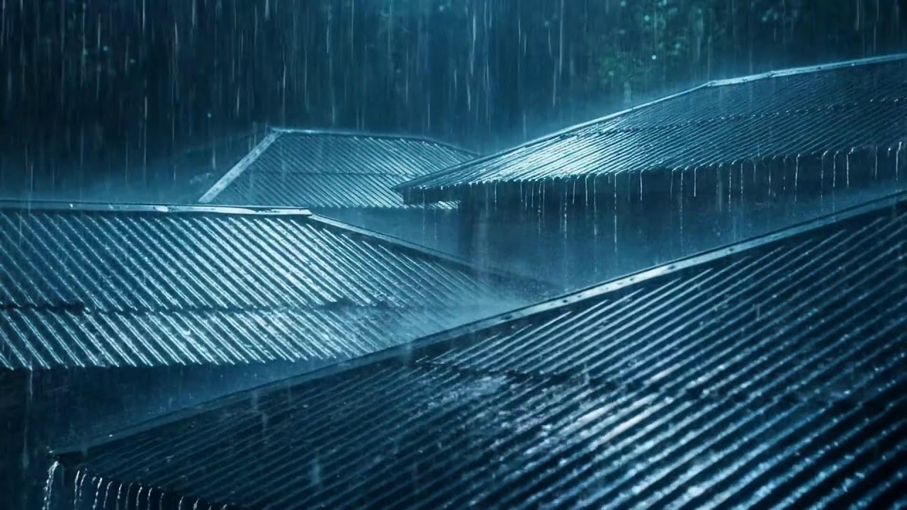 Deep Sleep Rain Sounds – Heavy Rain and Thunderstorm Relaxation for Restful Night Sleep