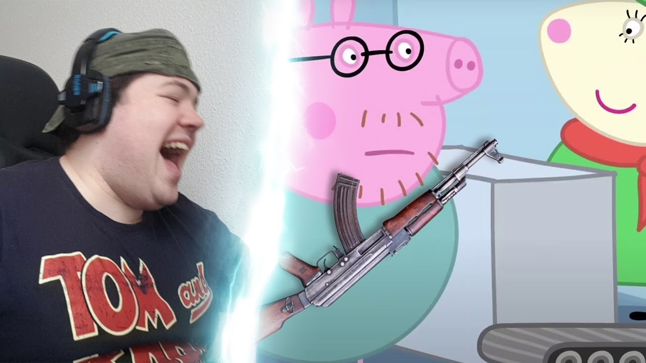 Peppas FLUGZEUG st&uuml;rzt ab! - Peppa Wutz Youtube Kacke | REAKTION