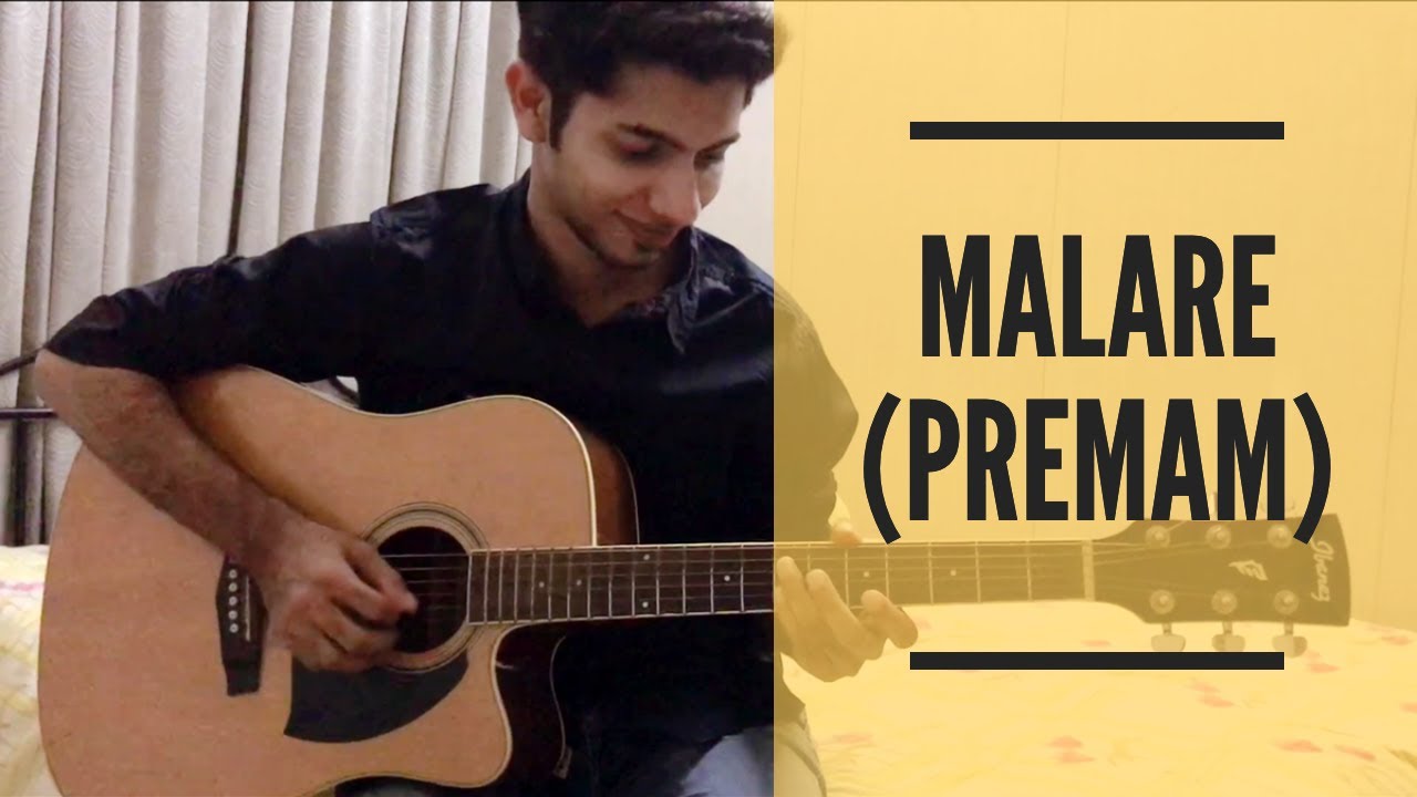 Malare (Premam) - Malayalam Song (Nivin Pauly, Sai Pallavi) - Acoustic Guitar Cover | AshesOnFire