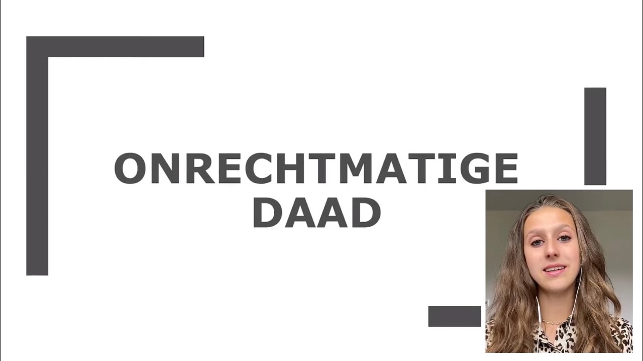 Onrechtmatige daad