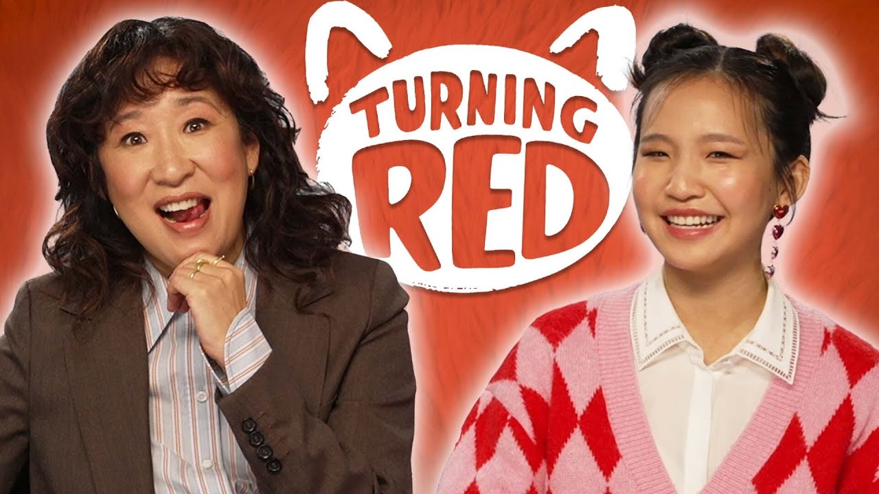 Sandra Oh and Rosalie Chiang Talk K-pop Bands And 'Turning Red' Sequel