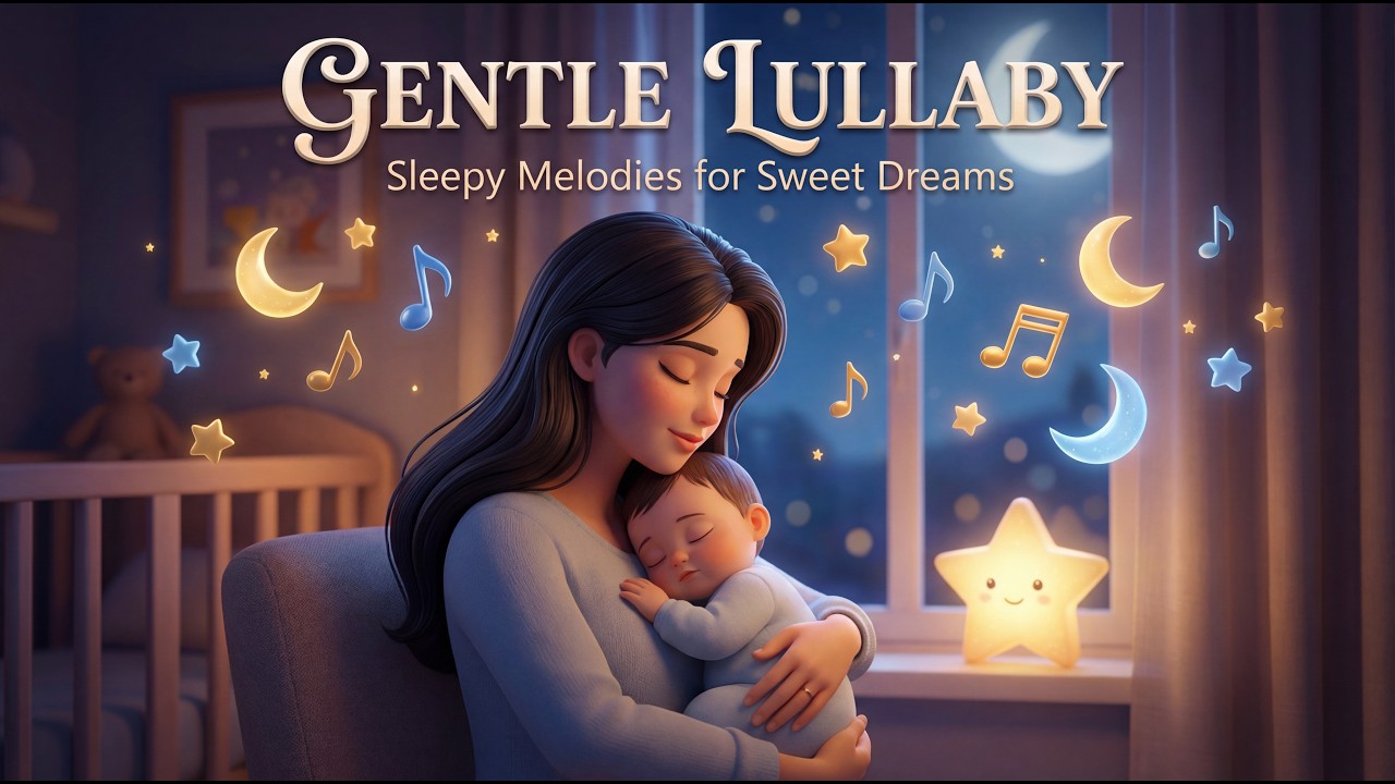 Baby Sleep Lullaby 💤 Soft Bedtime Music | Gentle Soothing Lullaby for Deep Sleep