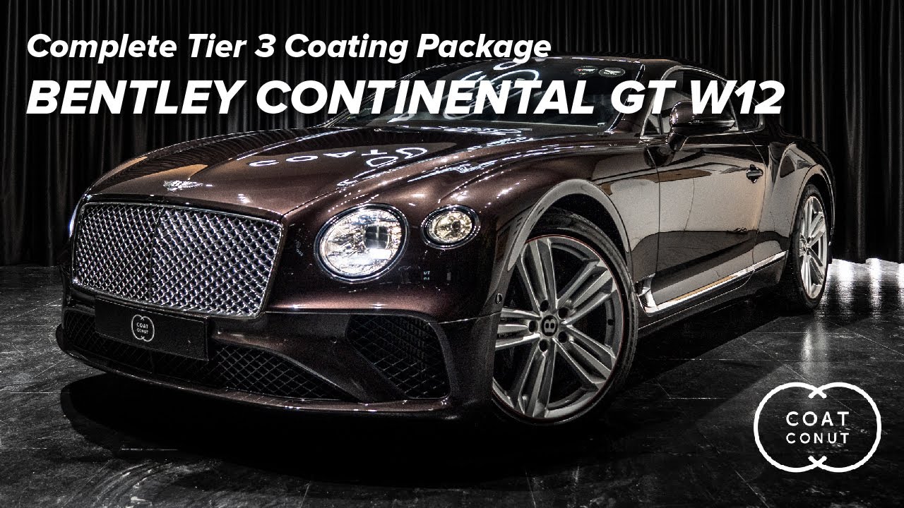 Twin Turbo W12 Bentley Continental GT Complete Wash Down & Ceramic Coating l Coatconut