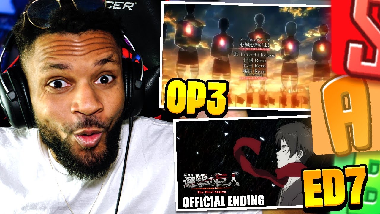 TIERLIST OPENING & ENDING L'ATTAQUE DES TITANS