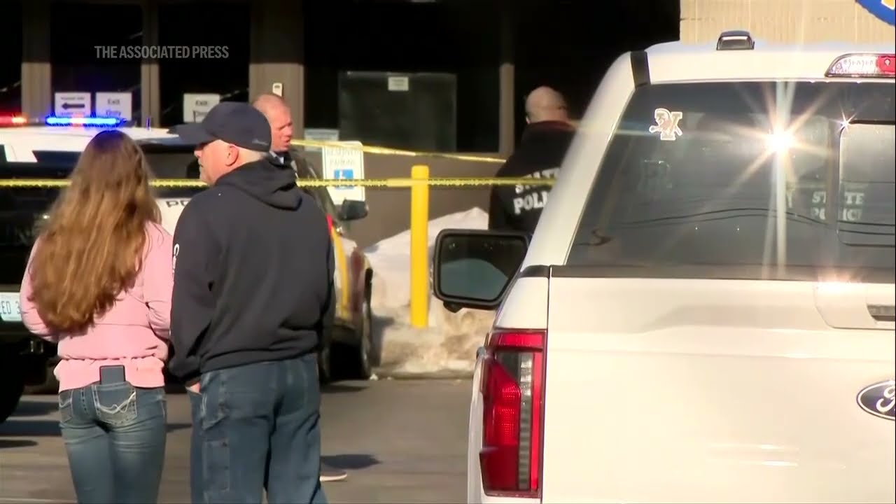 Scenes from outside site of fatal Pawtucket, Rhode Island mass shooting on Monday, Feb. 16, 2026