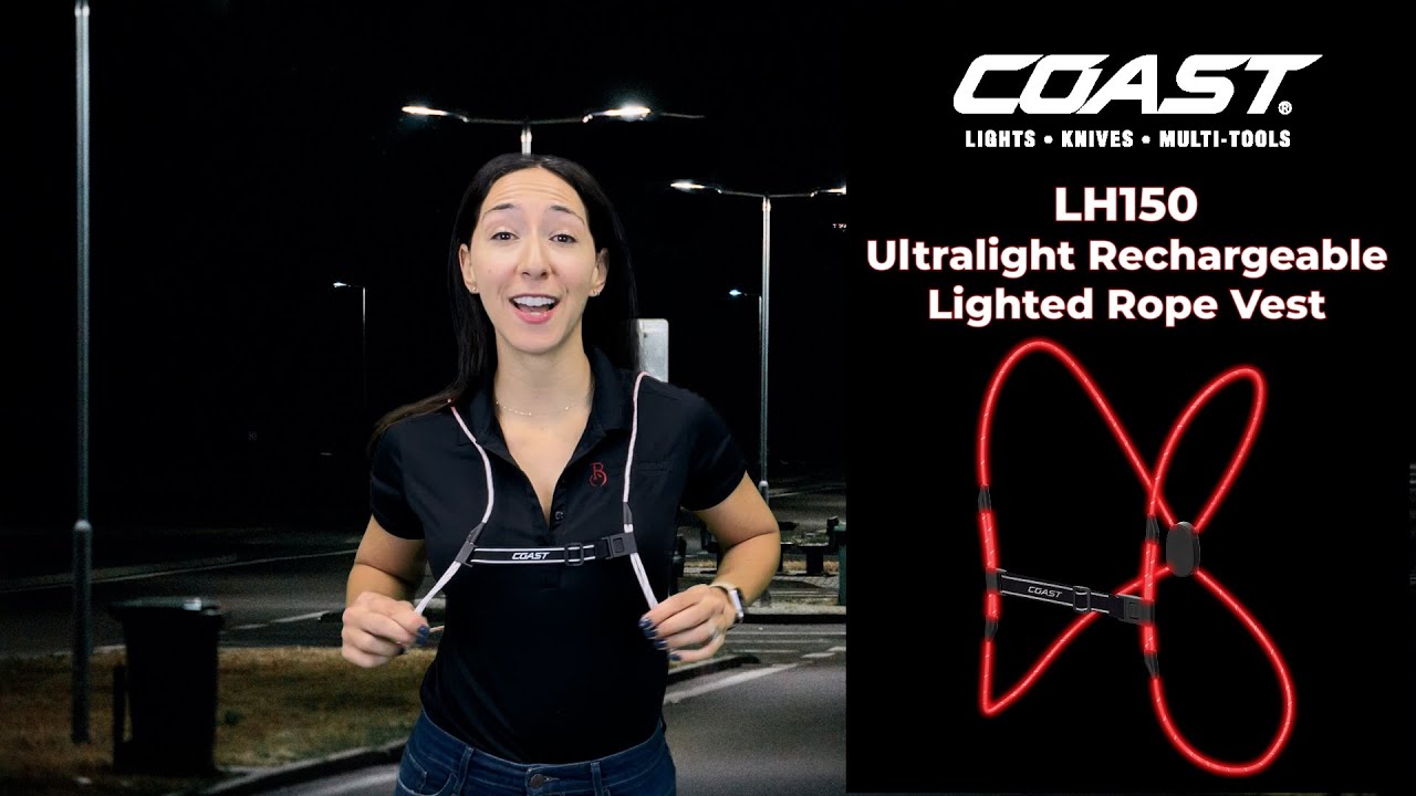Two Minute Tuesday: Coast LH150 Ultralight Rechargeable Lighted Rope Vest