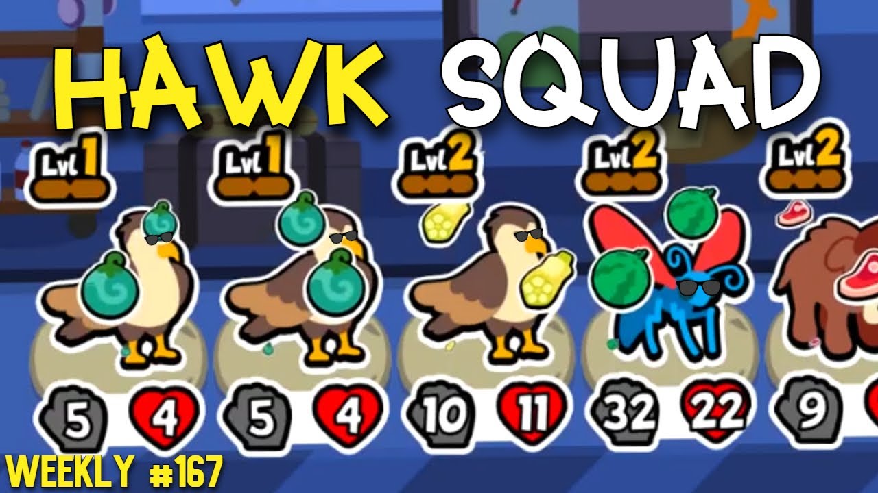 You Like My Hawk Squad? (Super Auto Pets)