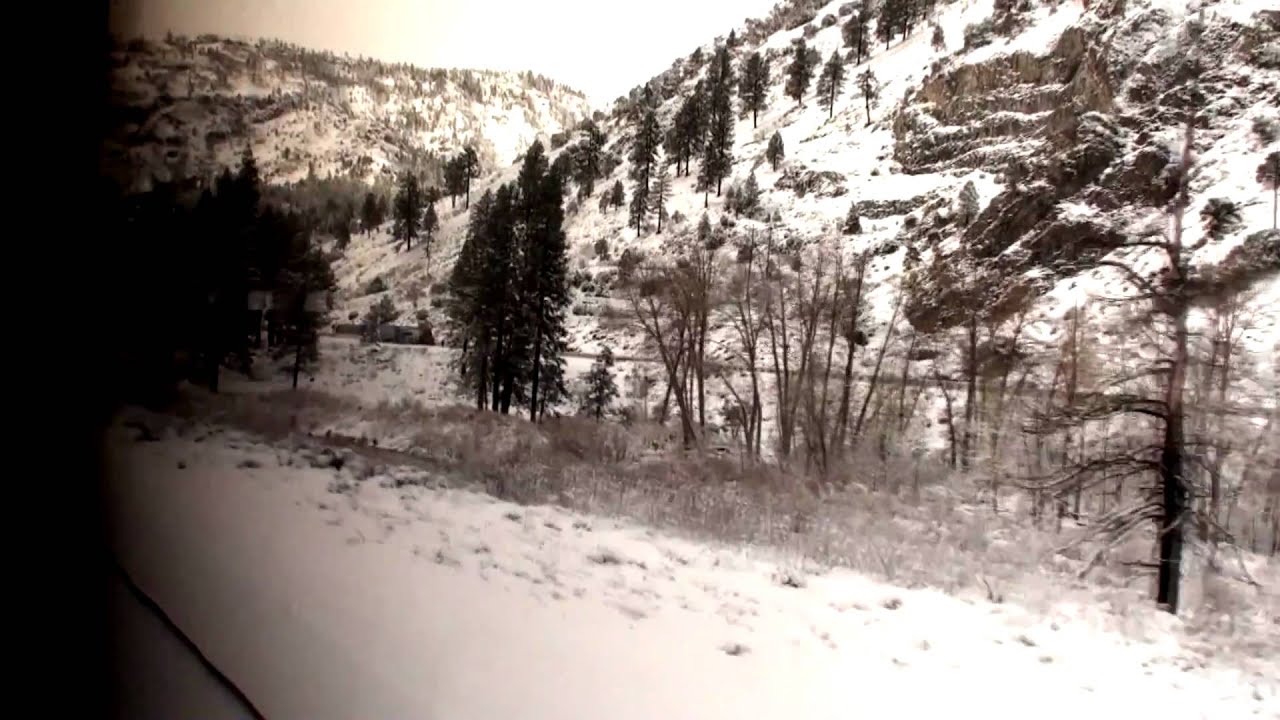 (SNOW) ONBOARD AMTRAK TRAIN CALIFORNIA ZEPHYR (P1)