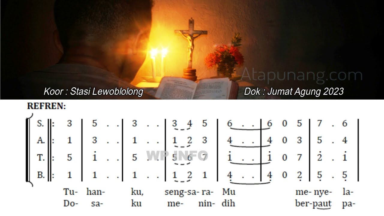 TUHANKU SENGSARAMU MENYELAMATKAN DUNIA || Lagu Misa Masa Pra Paskah || Lagu Misa Jumat Agung