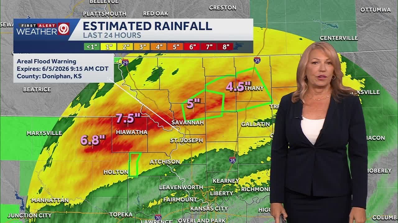 Heavy rain overnight, more expected this weekend
