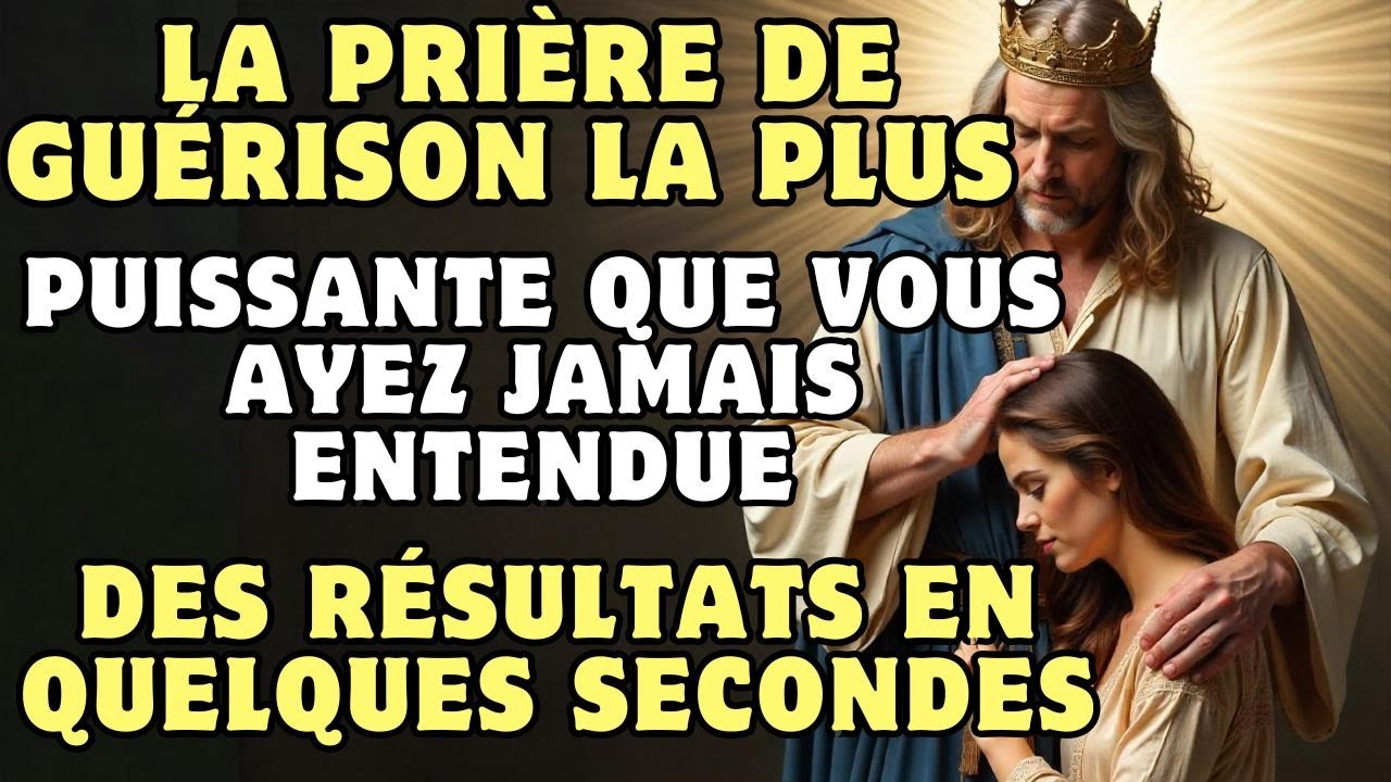 LA PRIÈRE DE GUÉRISON LA PLUS PUISSANTE QUE VOUS AYEZ JAMAIS ENTENDUE DES RÉSULTAT  QUELQUES SECONDE