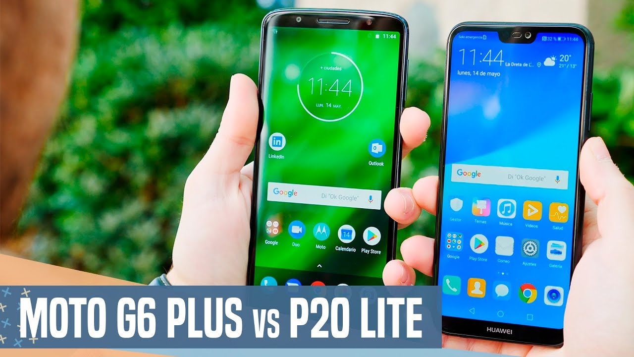 Moto G6 Plus vs Huawei P20 Lite