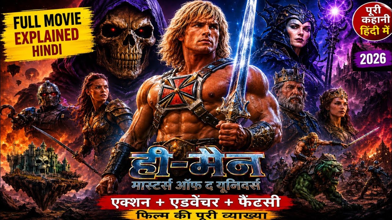 Masters of the Universe Explained In Hindi | HE-MAN की पूरी कहानी | Full Movie Explanation