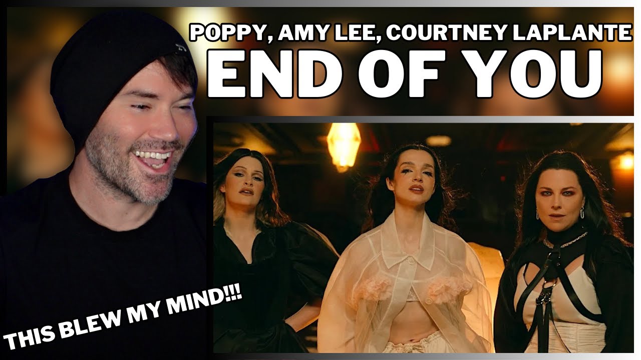 Metal Vocalist Reacts - POPPY, AMY LEE, COURTNEY LAPLANTE - End of You (Official Music Video)