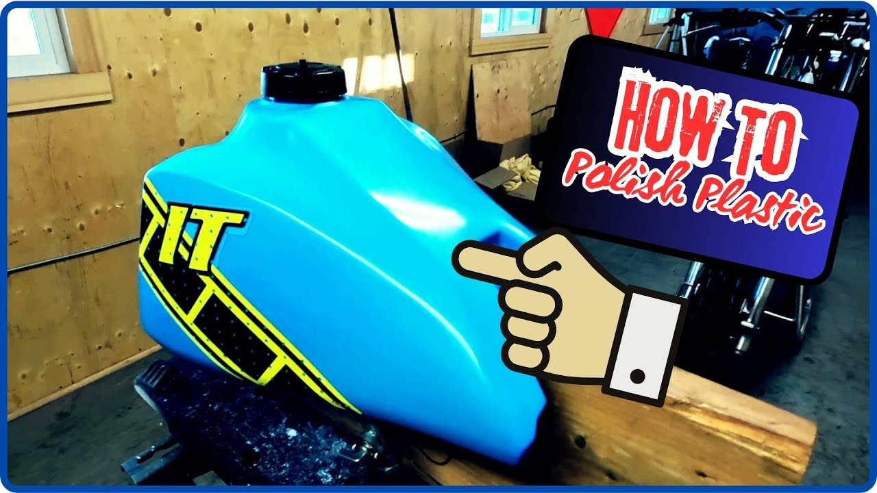 How to polish a dirt bike fuel tank. 1983 Yamaha IT 175